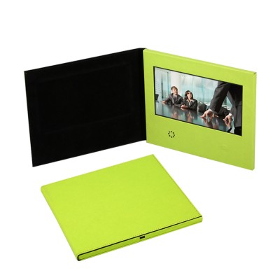 Customize Business Advertise Folder Lcd IPS HD 7 inch Screen Video Brochures Greeting Card