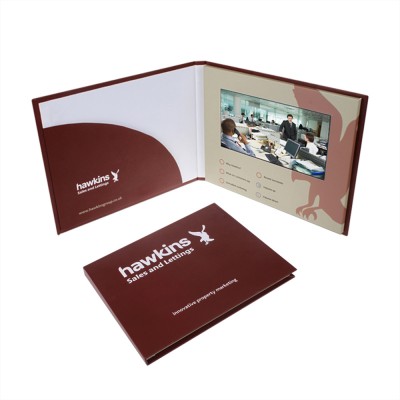 Factory Price blank video brochure custom video greeting card