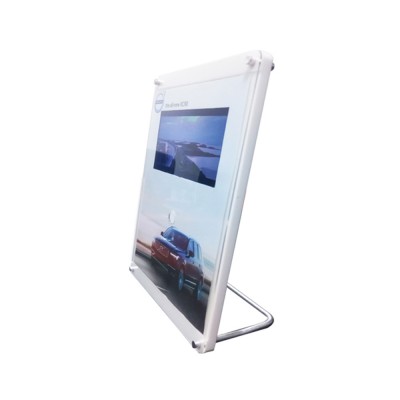 Factory custom white acrylic digital video player display stand  with lcd screen