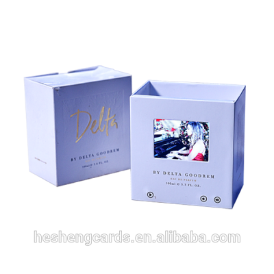 Digital LCD Video Brochure Card, Promotional Video Mailer Box