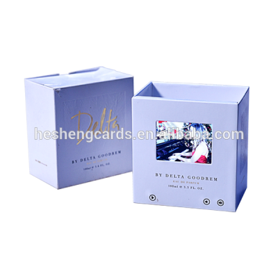 Top Grade 2.4 inch Lcd Video Printing Box ,Video Packing For Perfume